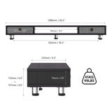 Bastion Dual Monitor Stand D210 - 42.5" Black