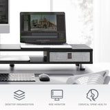 Bastion Dual Monitor Stand D210 - 42.5" Black