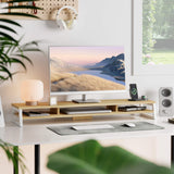 Frida Dual Monitor Stand F210 - 42.5" Oak
