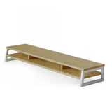 Frida Dual Monitor Stand F210 - 42.5" Oak