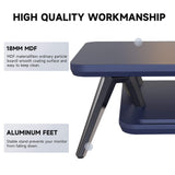 Rodin Dual Monitor Stand A212 - 42.5" Blue