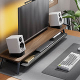 Rodin Dual Monitor Stand A212 - 42.5" Walnut