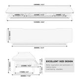 Rodin Dual Monitor Stand A212 - 42.5" White