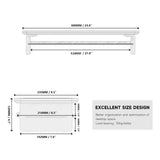 Yugen Small Monitor Stand Y206 - 23.6" White